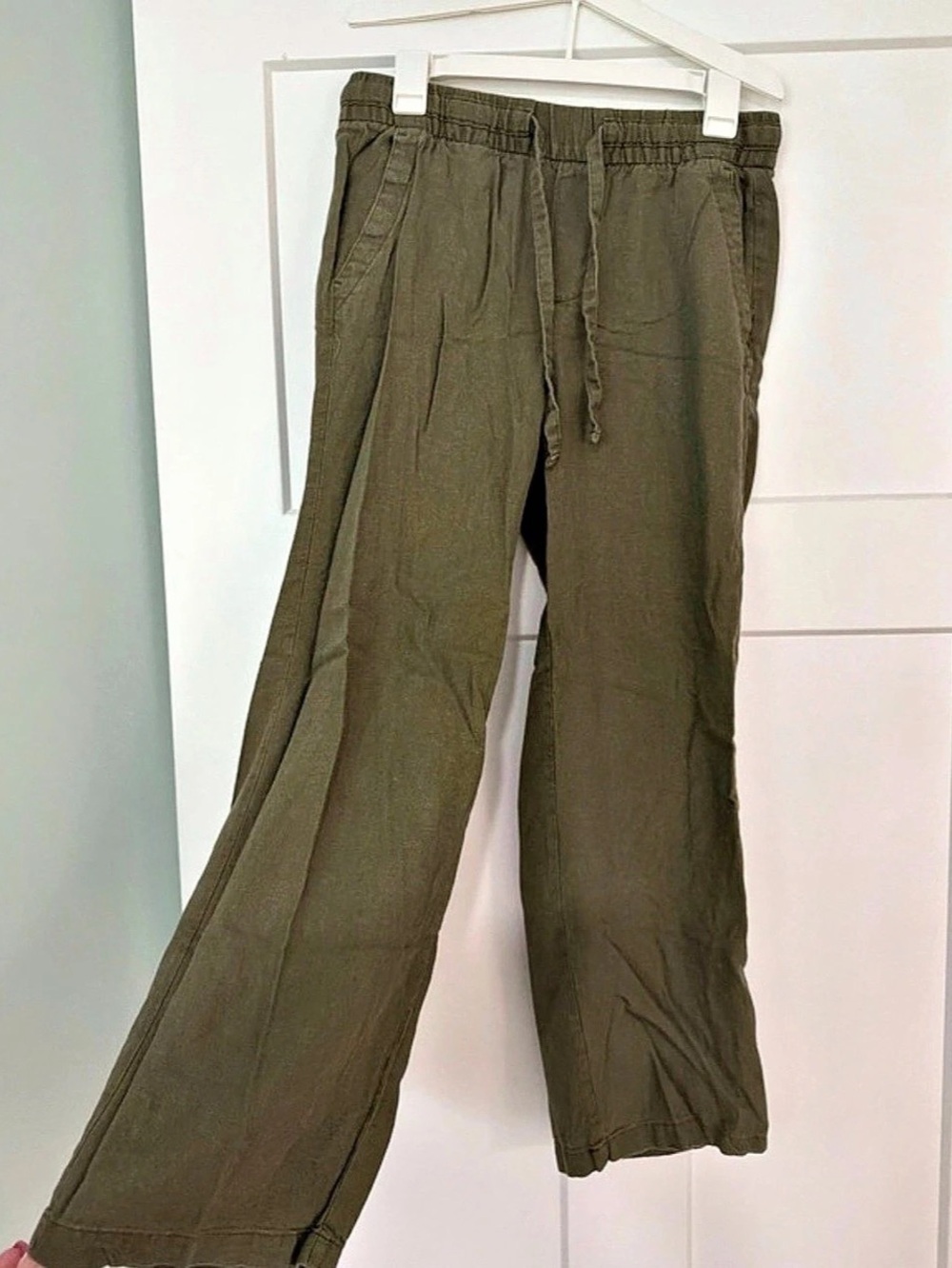 Old Navy Olive Wide Leg Pants